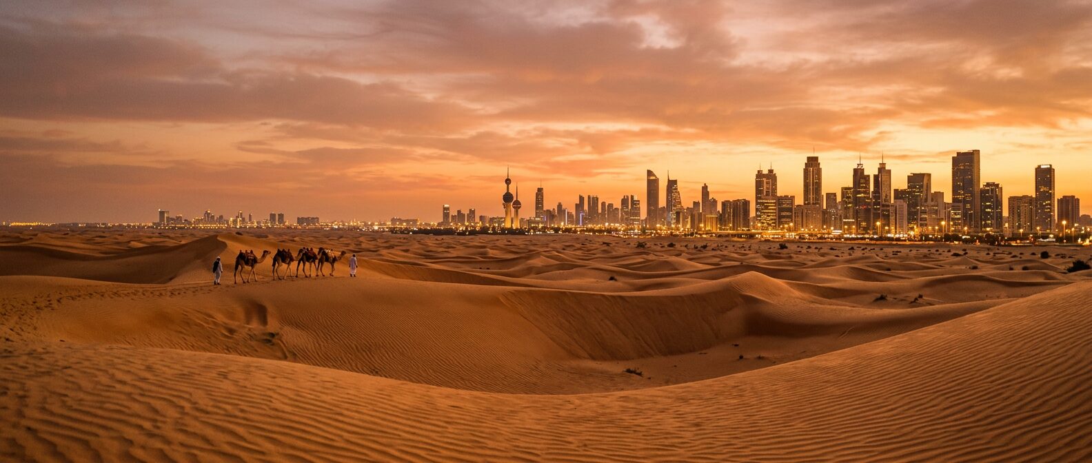 A Middle Eastern and European city scene